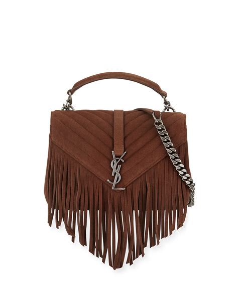 saint laurent fringe bag.